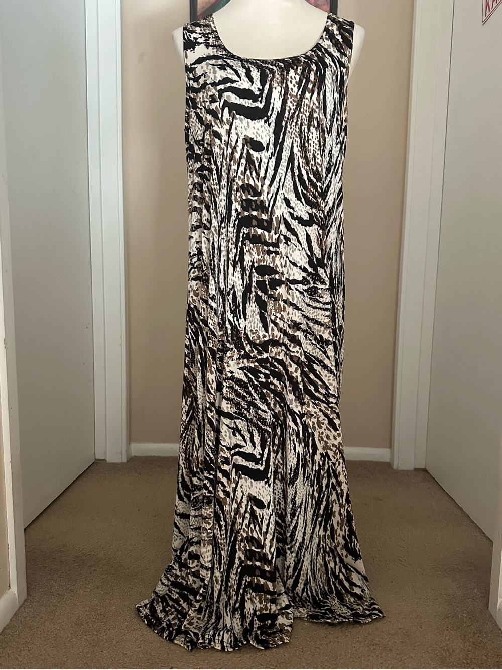 Jostart Animal Print Tank Dress